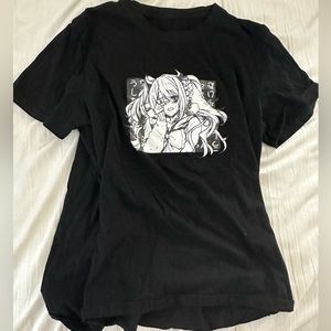 Simple anime girl tee